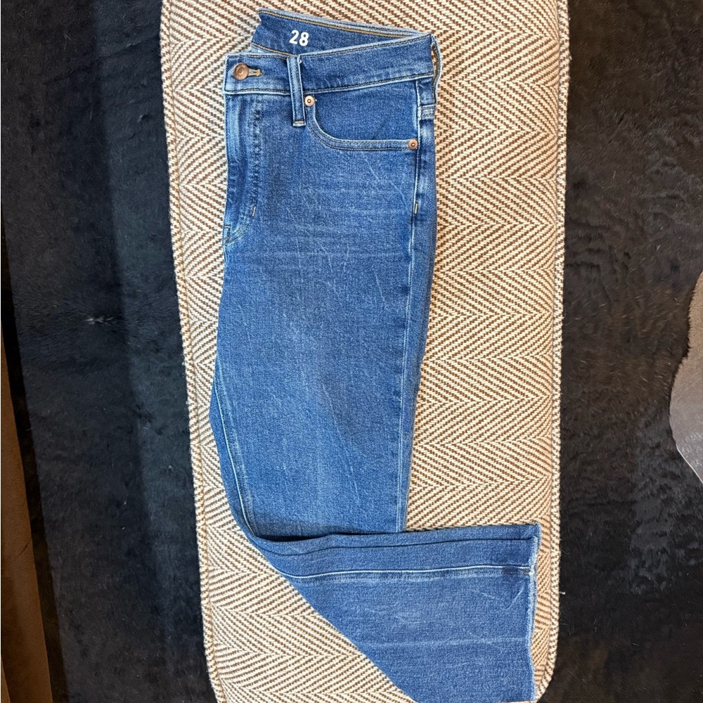 J.Crew Factory, Demi boot cut frayed bottom jeans